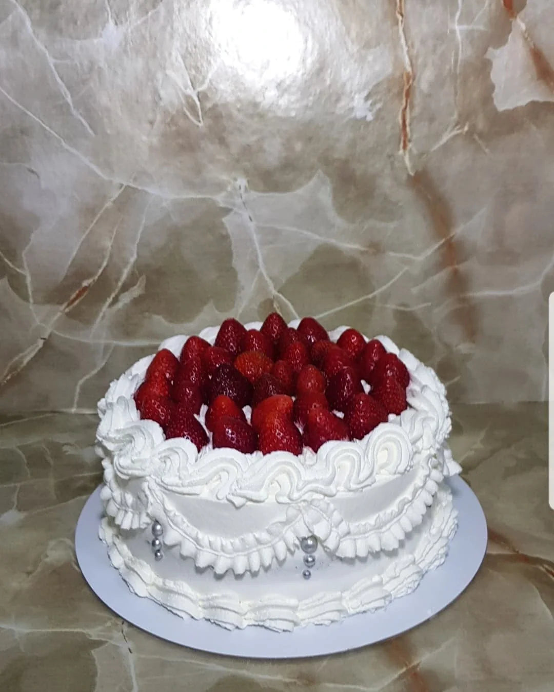 خامه ای توت فرنگی